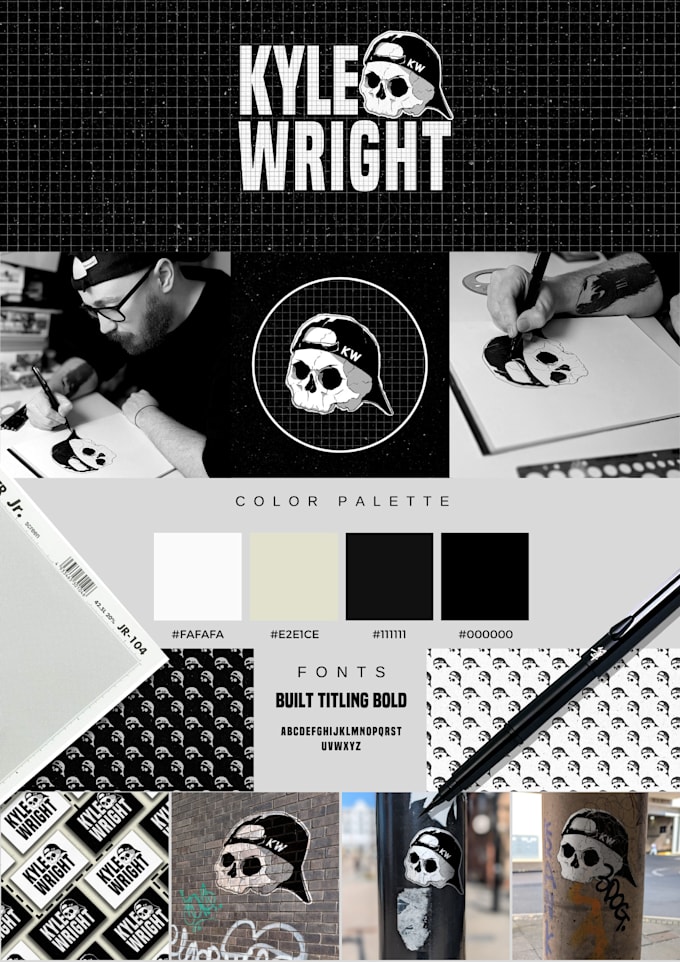 design a personalised brand kit and logo