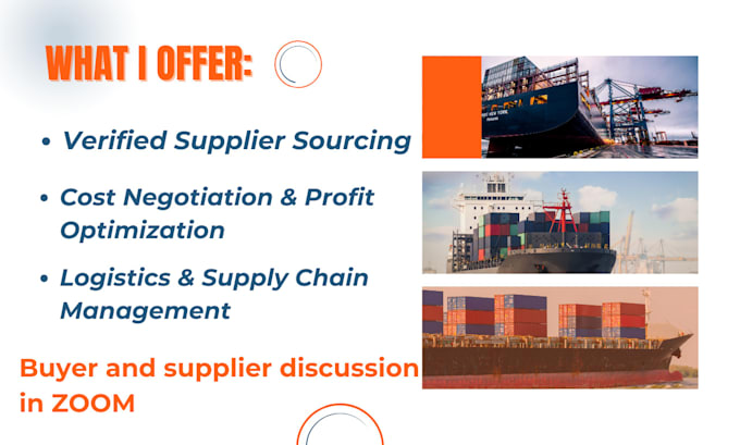 do procurement, supply chain management, product sourcing and logistics support