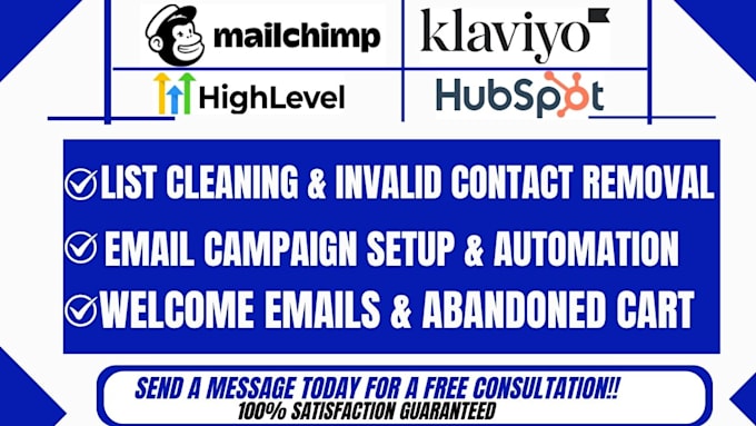 klaviyo welcome series abandoned cart post purchase mailchimp email automation