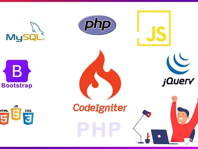 develop, customize and fix php, laravel, codeigniter, HTML, javascript, mysql