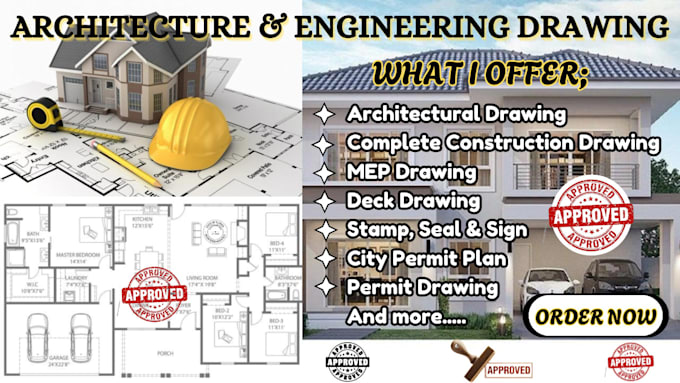 Review stamp draw usa architectural drawings city permit mep site plan ...