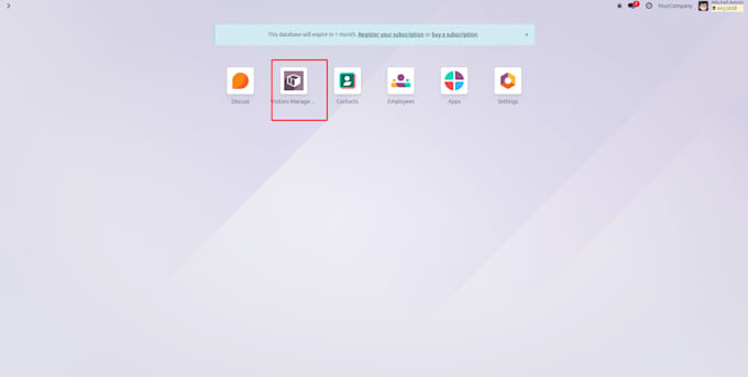 do custom visitors management module for odoo 18