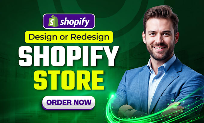 Build shopify store design redesign shopify ecommerce website ...