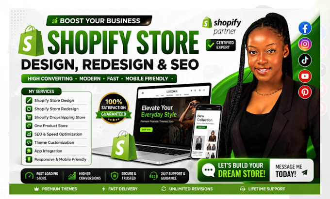 shopify store design shopify store redesign shopify website design shopify store