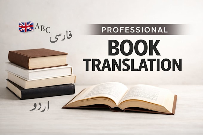 professionally translate books english, persian and urdu