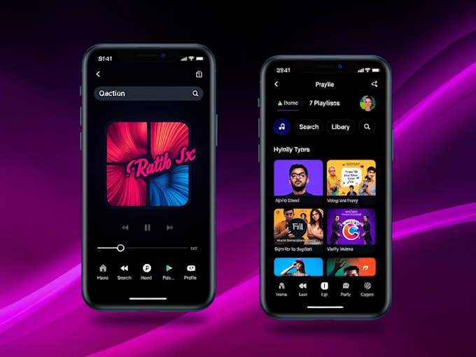 develop music streaming app, music app, streaming website