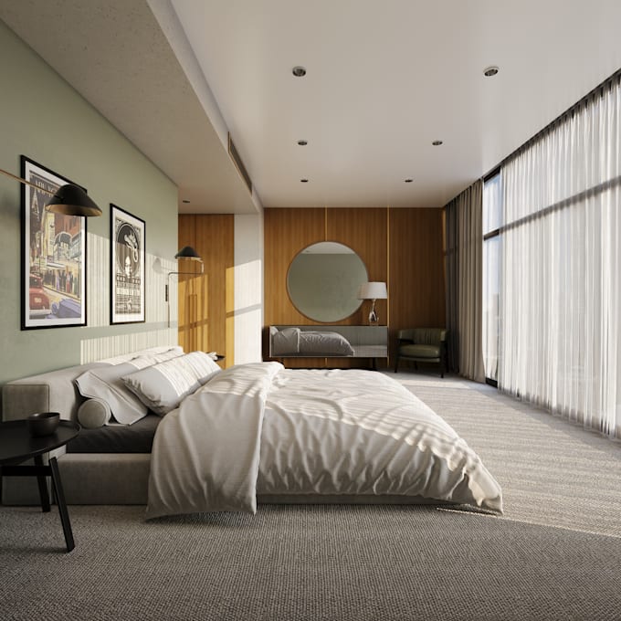 Be doing a 3d visualization of the interior of the hotel by Tetiana ...