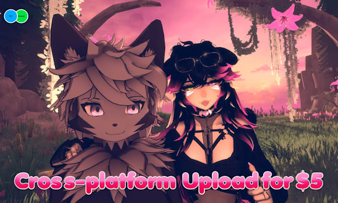 upload a vrchat avatar for you quest and PC