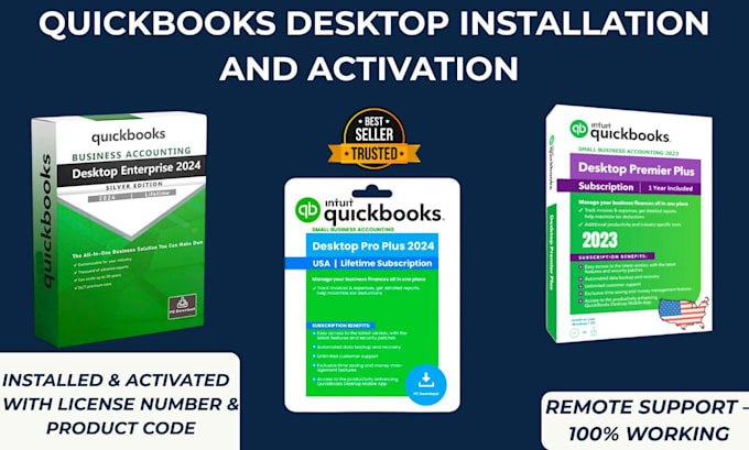 install setup and activate quickbooks desktop enterprise, pro plus, premier