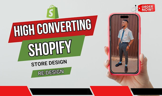 Design, build, or redesign a high converting shopify ecommerce store by ...