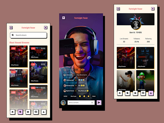 develop ott, vod, iptv video streaming app with rtmp, webrtc, CDN, drm,AWS