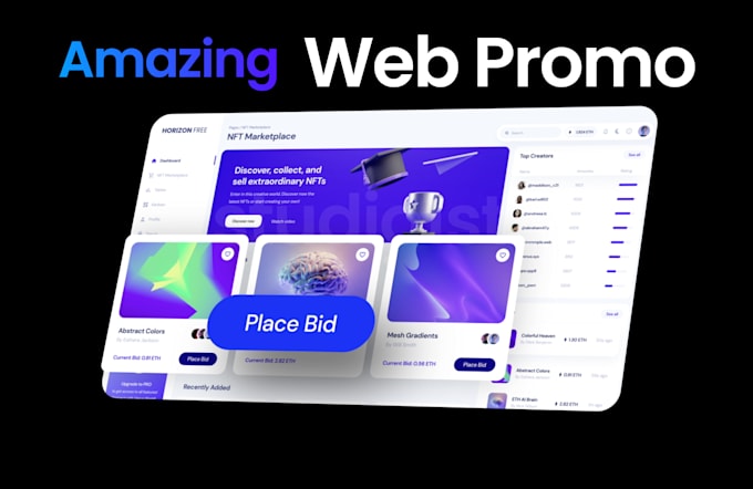 create an amazing app or website promo video