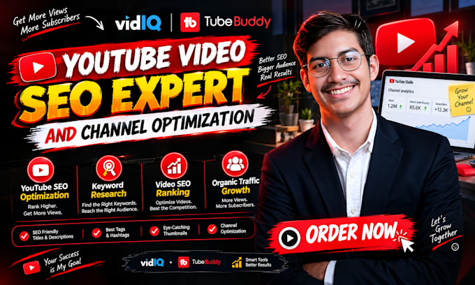 be your youtube video SEO expert and channel optimization