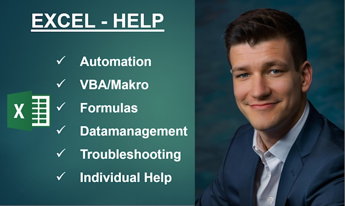 create excel formulas, vba macros, charts and correct errors