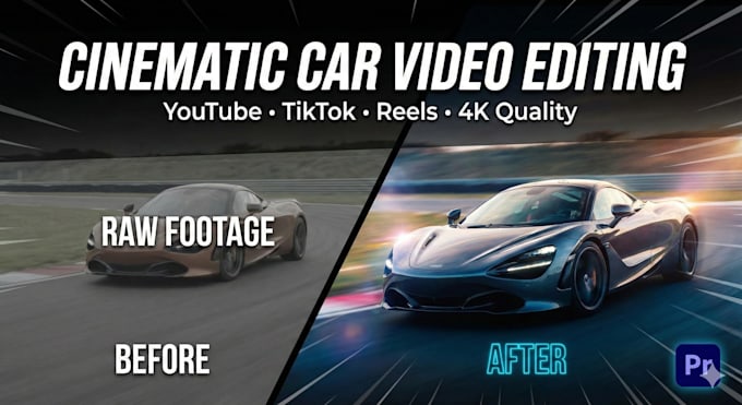 Edit cinematic car videos for youtube, tiktok, and instagram reels by ...