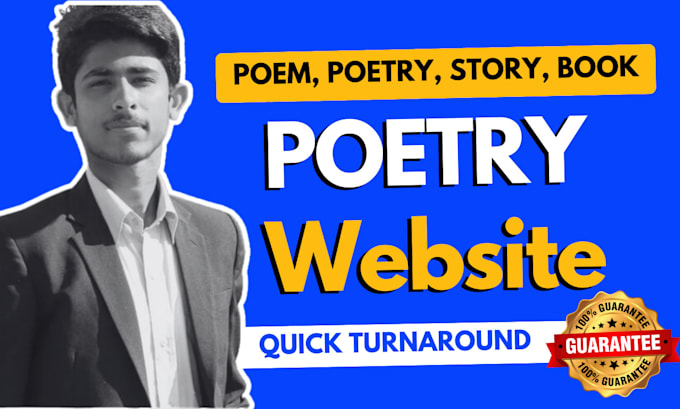 create a poetry website for you