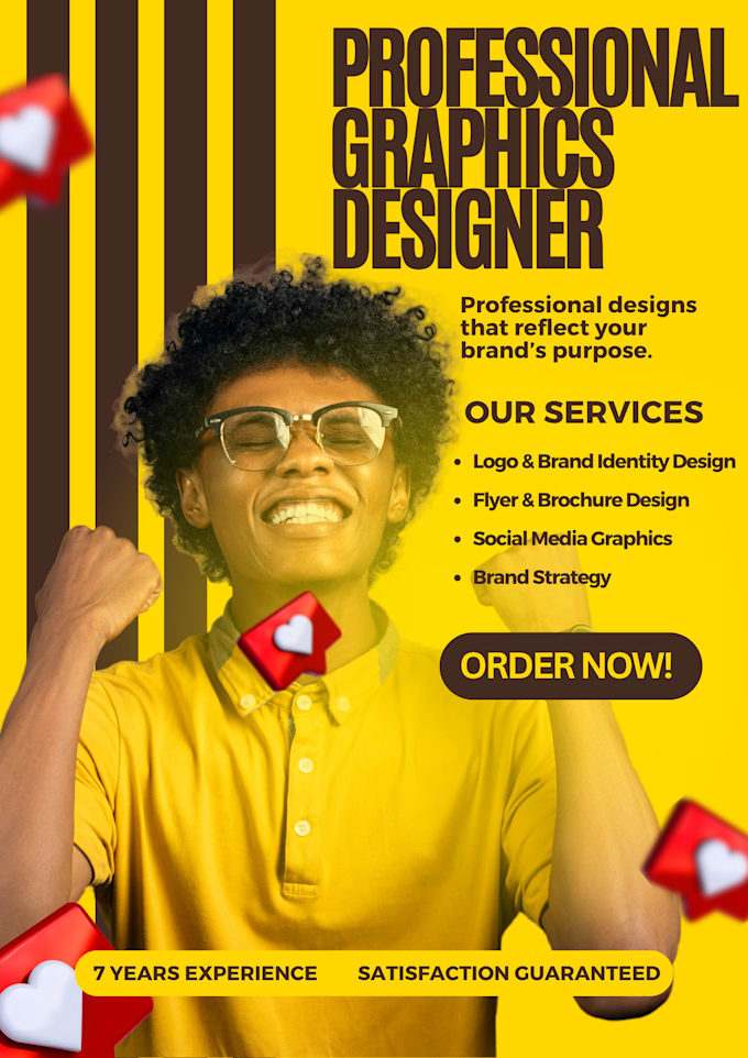be your outstanding and professional graphics designer