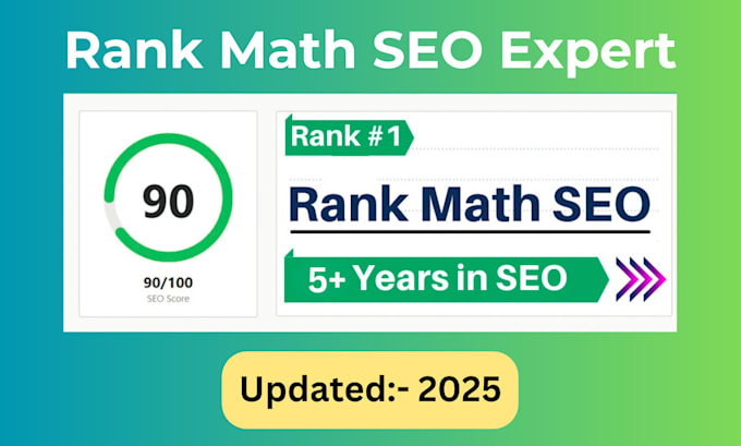 set up rank math SEO with a 90 score