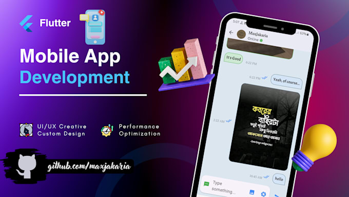 build android apps with flutter, modern UI, fast delivery
