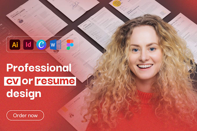 make professional cv design or resume design