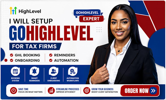 set up gohighlevel for tax firms ghl booking reminders onboarding automation