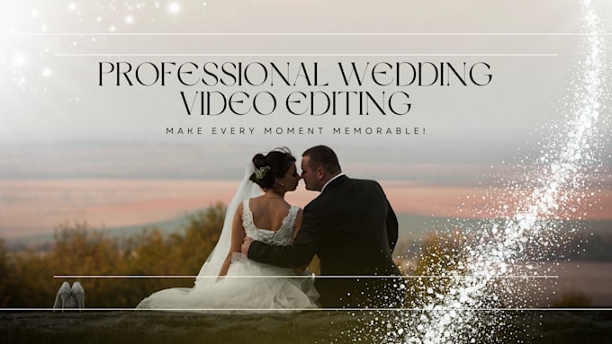 do cinematic wedding video editing for highlights and teaser