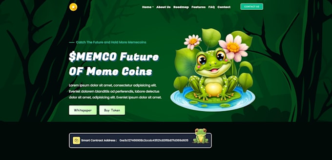 create crypto token website, meme coin, pumpfun coins, ico