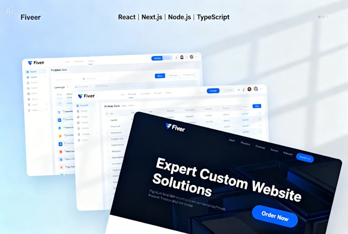 build, rebuild, fix custom ai saas product or website