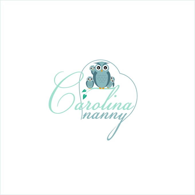 create carolina nanny finding service logo