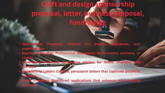 craft and design sponsorship proposal, letter, business proposal, fundraising