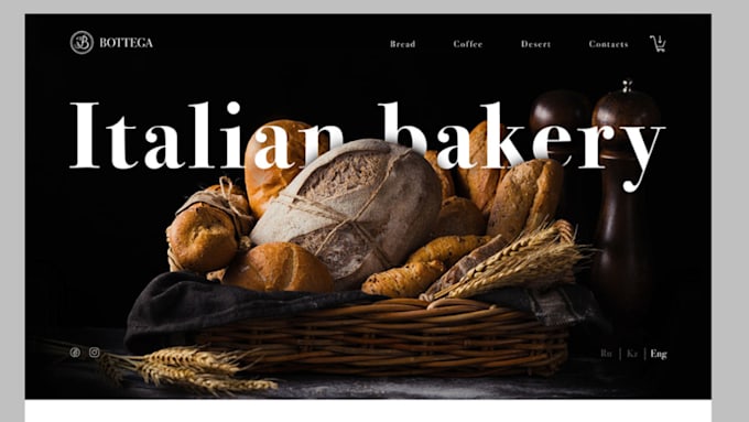 build attractive ecommerce bakery website cupcake website pastries shopify store