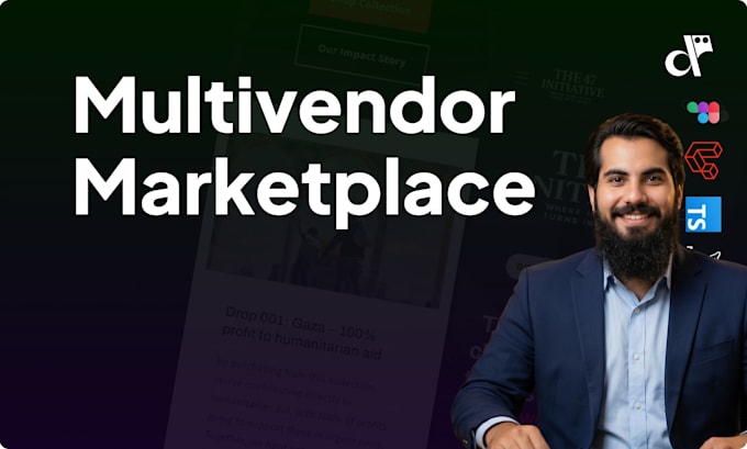 design multi vendor ecommerce marketplace website