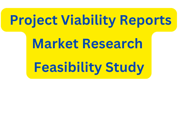 do market research, project viability reports and feasibility study