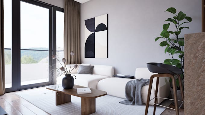 design your small apartment interior and create a walkthrough video