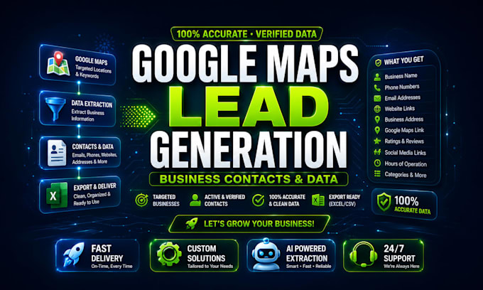 google maps scraping for b2b lead generation and web scraping