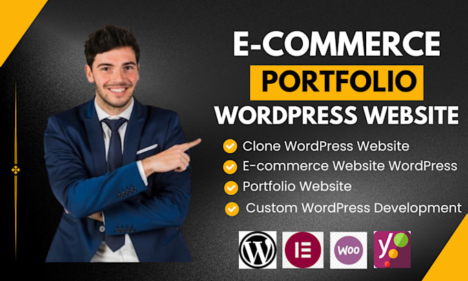 stunning wordpress business portfolio ecommerce clone site