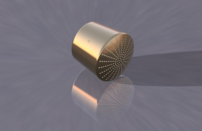 create precise 3d technical drawings for turned parts and brackets