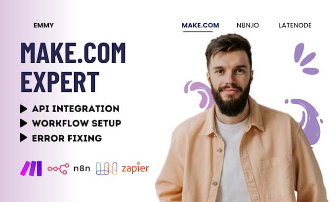 setup make com automation made com scenario make com zapier automation made com