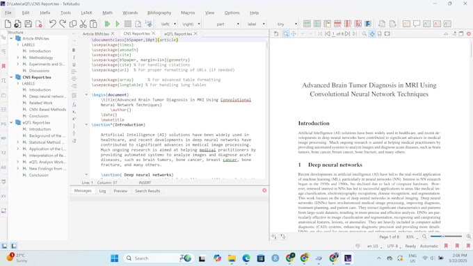 expert in latex and ms word for formatting standout documents