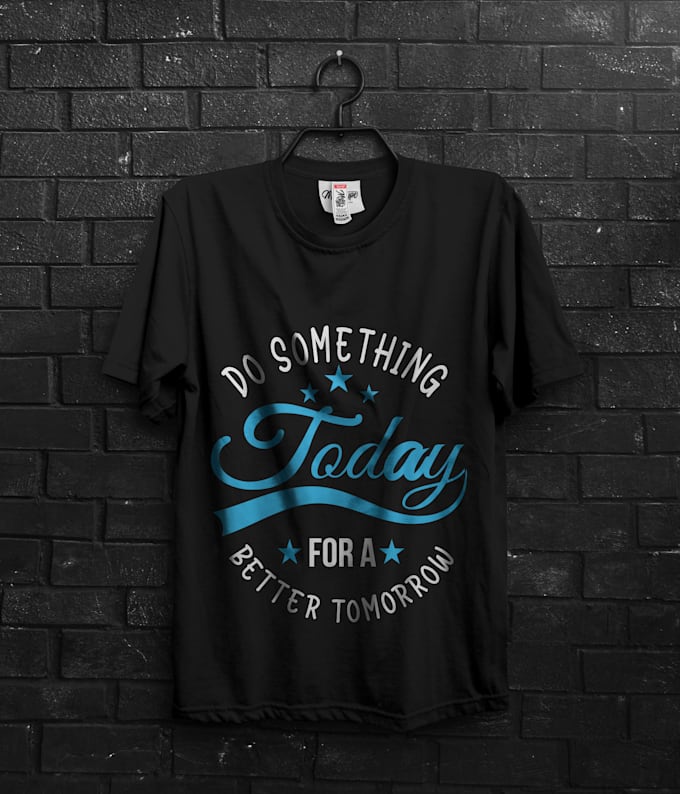 custom typography t shirt design  unique stylish tees