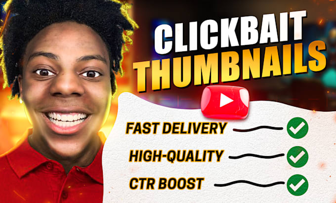design engagement thumbnail and clickbait thumbnail designer