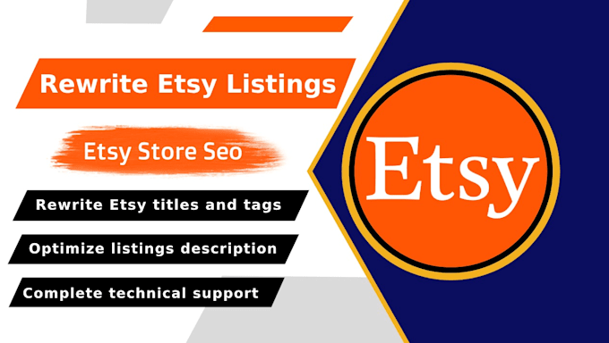 rewrite etsy titles,tags and optimize descriptions for SEO