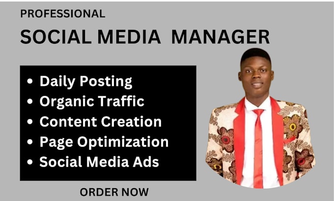 be your social media manager and content creator