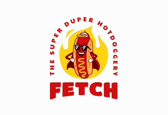 design hipster hotdog stand concept logo
