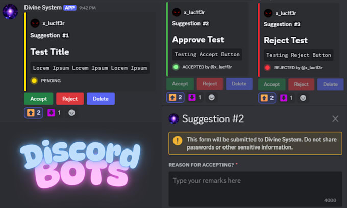 Make discord bots in python by Codesenpai_ | Fiverr