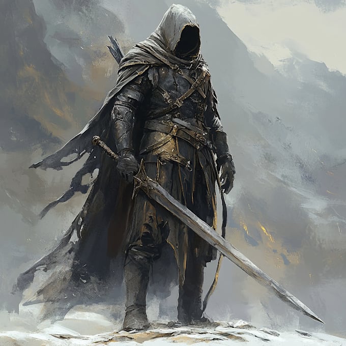 make artwork for fictional fantasy characters