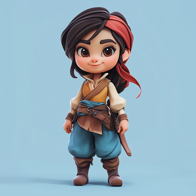 Draw 2d game character design and animation by Zahiraoumane | Fiverr