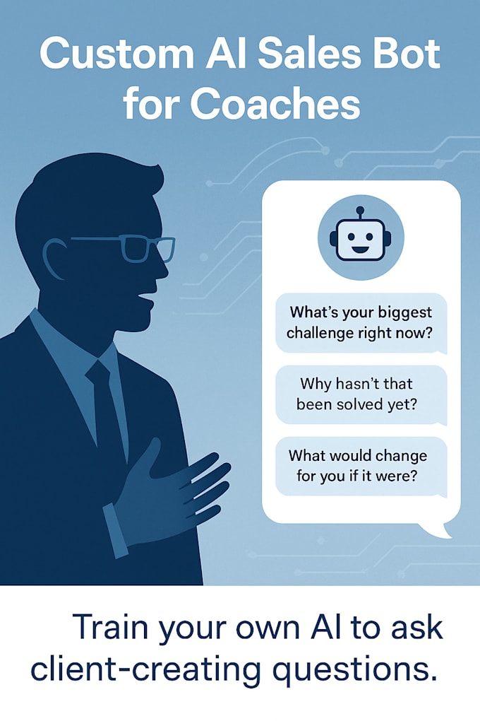 Create ai bots to simulate real client sales sessions by Tyronejglover ...