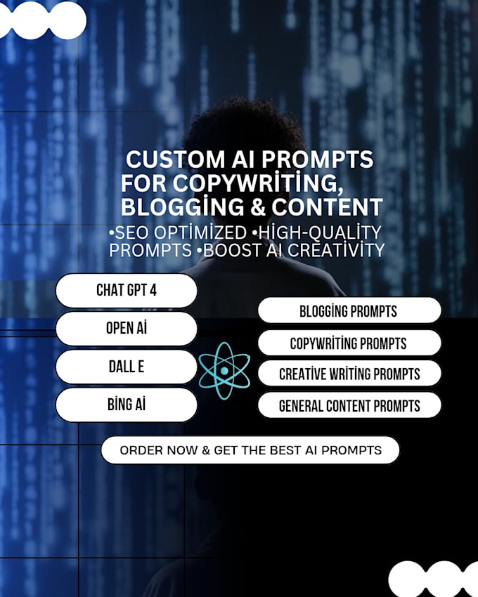generate custom ai prompts for your copywriting, blogging, and content