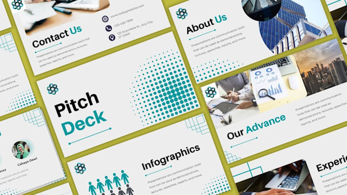 design powerpoint presentation slides, google slides and pitch deck